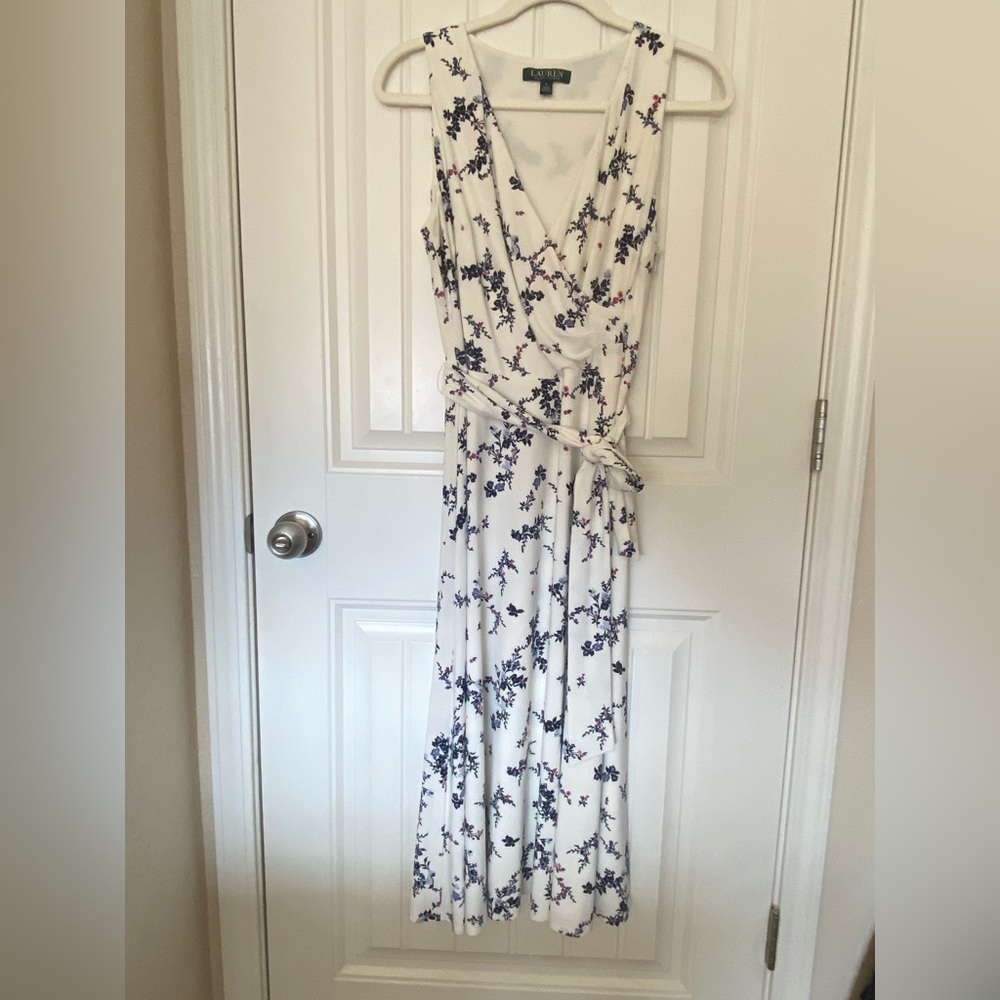 Ralph Lauren Carana Tie-Front Knit Dress